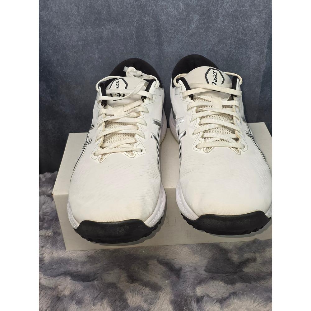 Asics Gel-Kayano Ace 2 Golf Shoes White Silver Spikeless Mens 11.5 1111A243 - Picture 2 of 8